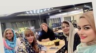 دورهمی زهره حمیدی با دوستانش در رستوران + عکس