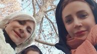 پیاده روی شبنم قلی خانی و خواهرش + عکس