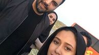 عکس احسان علیخانی و خانم عروسک گردان در پلدختر