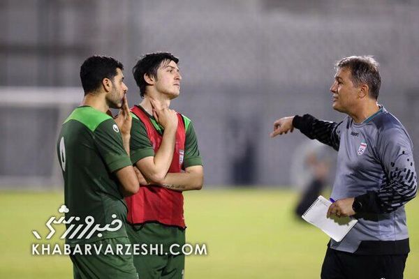 عکس معنادار سردار آزمون از اسکوچیچ
