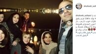 جشن تولد بازیگر زن ایرانی 