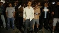 مرد ایستاده، رهبر انقلاب تقسیم+عکس
