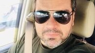 شهرام قائدی در ماشینش + عکس