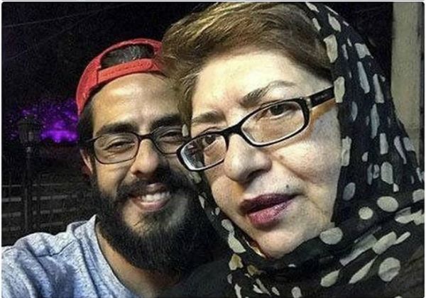 پوریا شکیبایی و مادرش + عکس