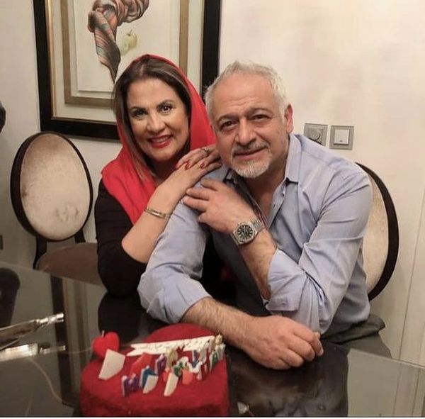 بازیگر مشهور در کنار همسرش + عکس