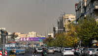 هشدار برای گروه های حساس ؛ هوای تهران آلوده است