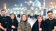 فلور نظری در حرم امام رضا(ع)+عکس