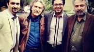رضا توکلی در کنار دوست مرحومش + عکس