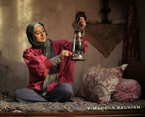 ویدا جوان در روزهای آبی + عکس