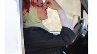 عکس خونین خانم بازیگر