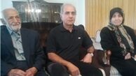 دیدار پرستویی با یکی از داغداران ایرباس ایرانی