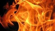 حریق در یک مرکز خرید در سن‌پترزبورگ روسیه 