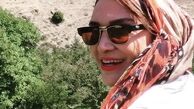 خانم بازیگر در دل طبیعت + عکس
