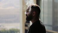 صابر ابر غرق در دود + عکس