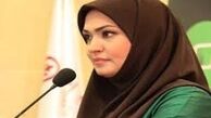خانم مجری شاد و سرحال در کنار یارش
