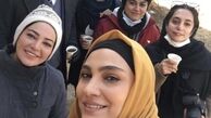 رزیتا غفاری در پشت صحنه سریال جدیدش + عکس
