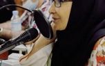 گویندگی مینا نوروزی در رادیو + عکس