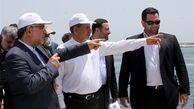 بازدید جهانگیری از طرح توسعه بندر شهید بهشتی