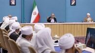 خوش و بش پزشکیان با مولوی عبدالحمید و علمای اهل سنت