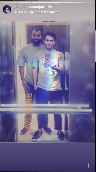 نیما خان و دوستش + عکس