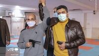 حضور قهرمان المپیک در آسایشگاه معلولین ذهنی +عکس