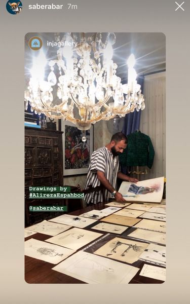 نقاشی های خاص صابر ابر + عکس