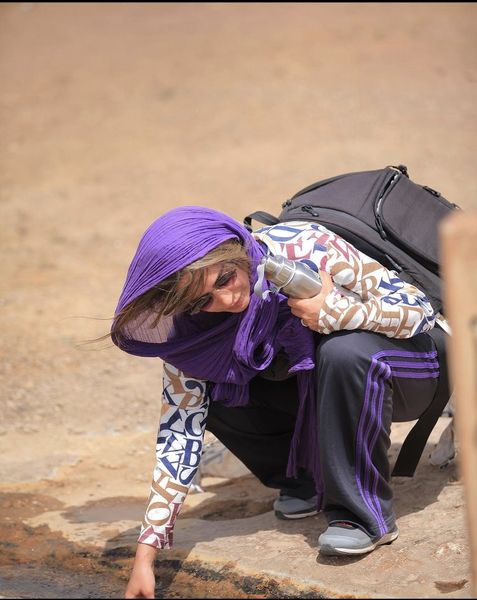 سمانه پاکدل با تیپ کوهنوردی + عکس