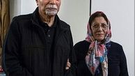 علی نصیریان و همسرش+عکس