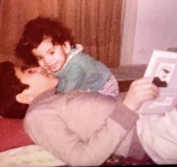 عکسی از دوران کودکی سروش صحت و برادرش 