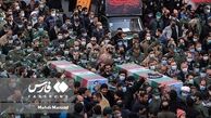 پیکر 2 شهید مدافع حرم در تهران تشییع شد / جزییات بیش‌تر از مراسم تدفین