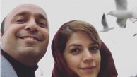 سیاوش صفاریان پور و همسرش روی آب+عکس