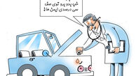 کاریکاتور اینم خودروهای 30درصدی داخلی!