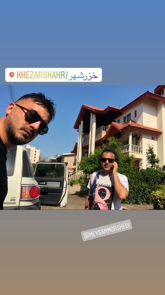 سفر بازیگر جوان‌و دوستش به خزر شهر + عکس