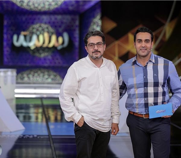 پوریا پورسرخ و دوست تهیه کننده اش + عکس