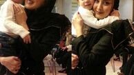مریم معصومی و برادرزاده بامزه اش در مهمانی خانوادگی+عکس