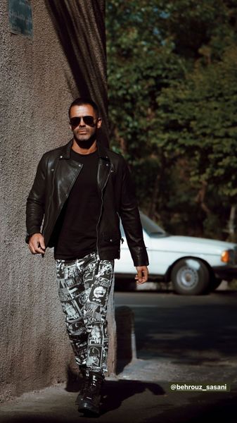 سیروان با تیپ خفن در خیابان های تهران + عکس