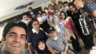 منوچهر هادی در پشت صحنه گیسو + عکس