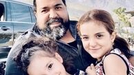 رضا صادقی و‌دخترانش در گردش + عکس
