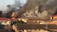 حریق گسترده  در مسجد جامع ساری