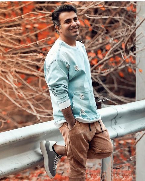 تیپ پاییزی علیرضا طلیسچی در تابستان + عکس