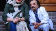 مهراوه شریفی نیا و عمو سینما+عکس