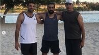 سرگرمی سعید معروف لب ساحل+عکس