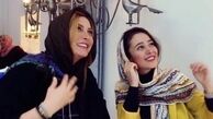شادی فریبا نادری و الناز حبیبی در یک رستوران + عکس