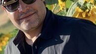 همسر لاله مرزبان در میان گلهای آفتابگردان + عکس