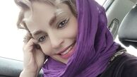 سلفی خانم بازیگر در ماشین شخصی اش + عکس