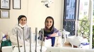 عروس جوان خانم بازیگر در مطب دندانپزشکی + عکس