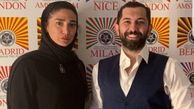 مینا وحید کنار آقا وحید در مادرید+عکس