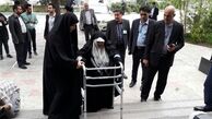 دختر مرحوم آیت‌الله طالقانی در انتخابات ثبت‌نام کرد + عکس