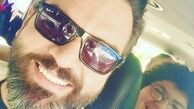 سلفی شهرام قائدی با پسر توپولی سینما + عکس