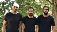 نوید محمدزاده در کنار دوستانش + عکس